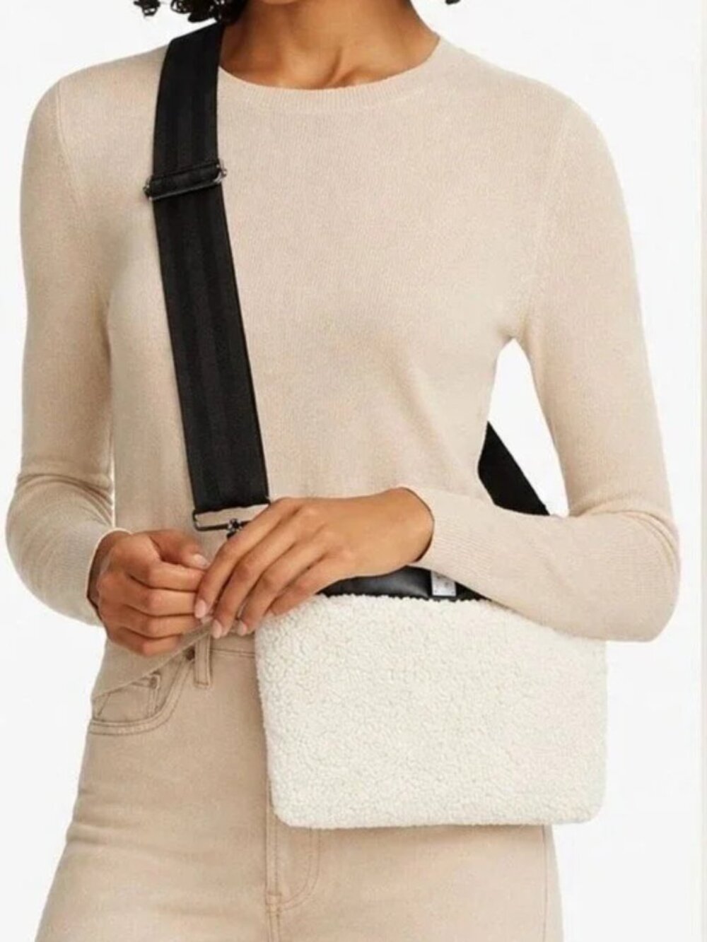 Think Royln Luxe Sherpa Deluxe Bum Bag Crossbody Purse